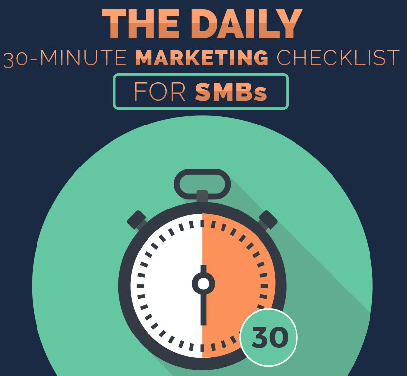 main the daily 30 minute marketing checklist for smbs